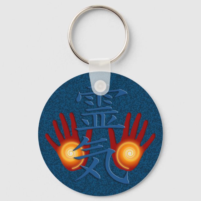 Reiki Hands Schlüsselanhänger (Vorderseite)