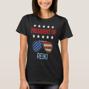 Reiki Healing Accessories USA Flaggentherapeut Say T-Shirt