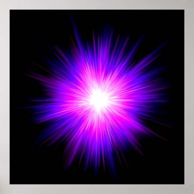 Reiki healing healer flame energy chakra energy poster (Vorne)