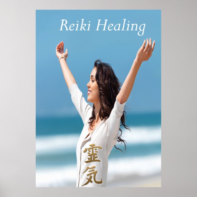Reiki Healing Poster (Vorne)