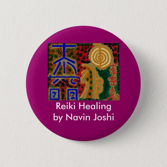 REIKI heilende hauptsächlichsymbole Button (Vorderseite)
