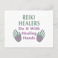 Reiki Heiler tun es mit heilenden Händen