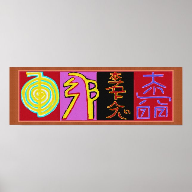 Reiki Heilsymbole 2010 Poster (Vorne)