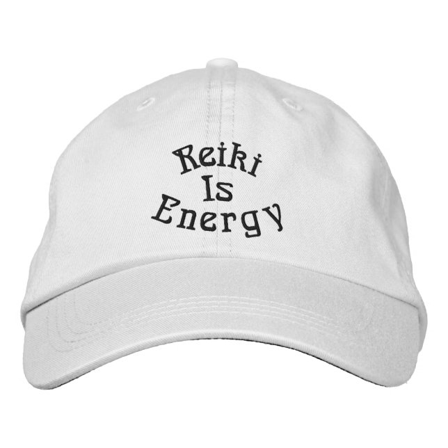 Reiki ist Energie Bestickte Kappe (Vorderseite)