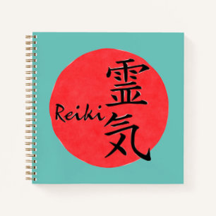 Reiki-Kalligrafie und Wort 1 Notizbuch