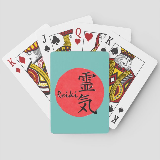 Reiki Kalligraphie und Word 1 Spielkarten (Rückseite)
