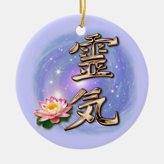 Reiki Keramikornament (Vorne)