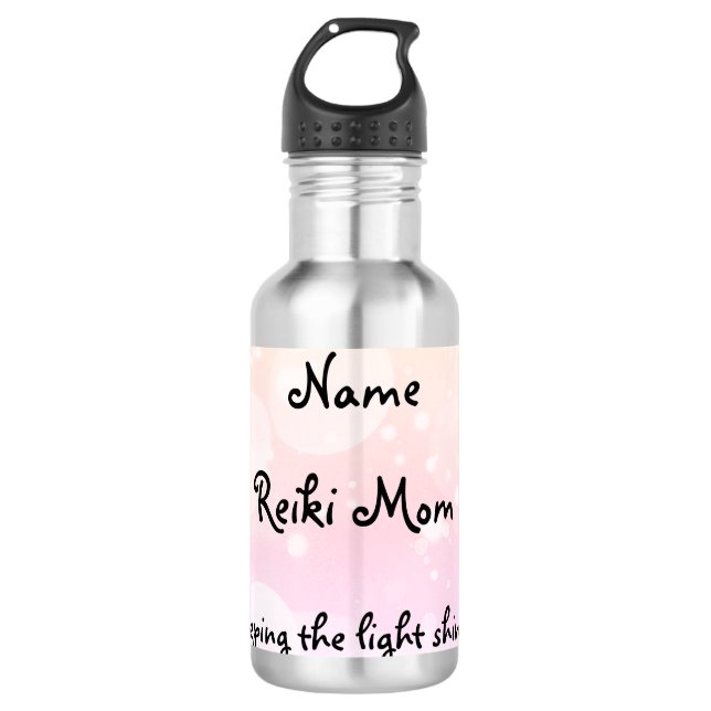 Reiki Mama Edelstahlflasche (Vorderseite)