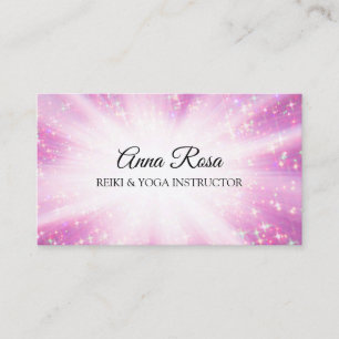 *~* Reiki Massage-heilende Schein-Strahlen Visitenkarte