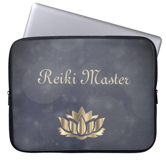 Reiki Master Laptopschutzhülle (Vorderseite)