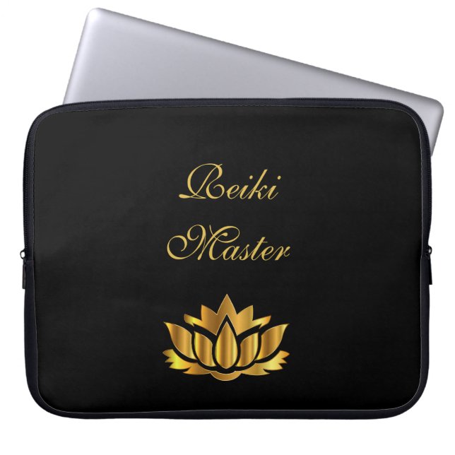 Reiki Master Laptopschutzhülle (Vorderseite)