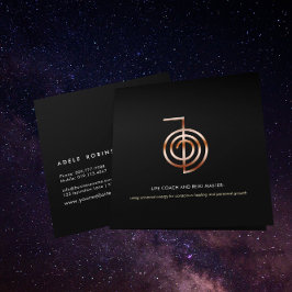 Reiki Master Life Coach Quadratische Visitenkarte