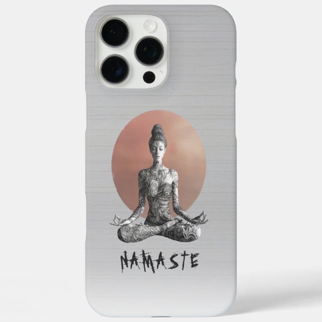 Reiki Master Lotus Pose iPhone 16 Pro Max Hülle (Rückseite)