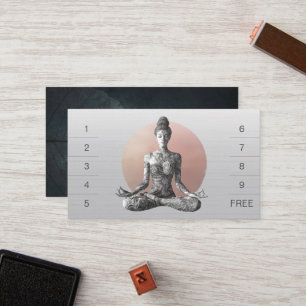 Reiki Master Lotus Pose Treuekarte