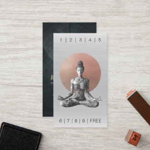 Reiki Master Lotus Pose Treuekarte