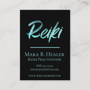 *~* Reiki Master oder Practitioner Energiehealer Visitenkarte