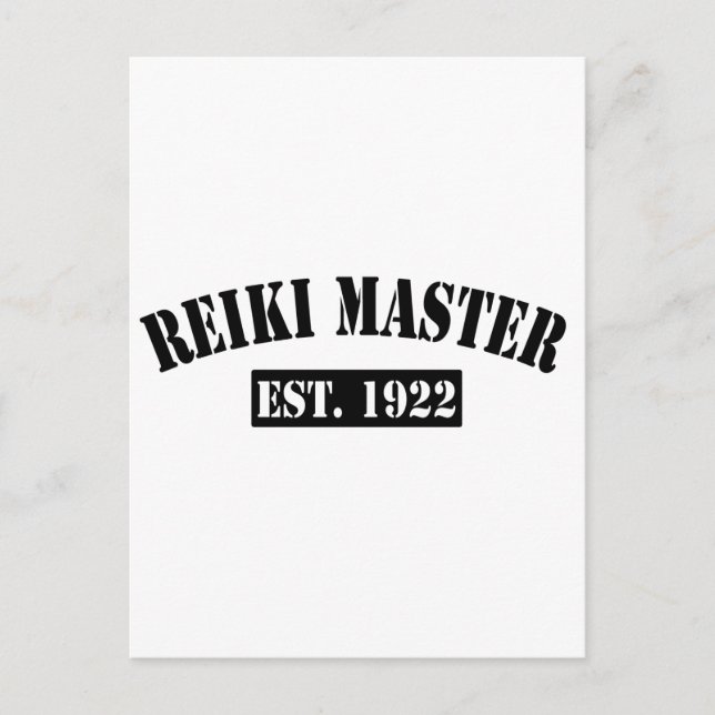 Reiki Master Postkarte (Vorderseite)