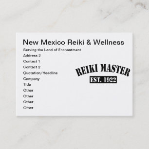 Reiki Master Terminkarte