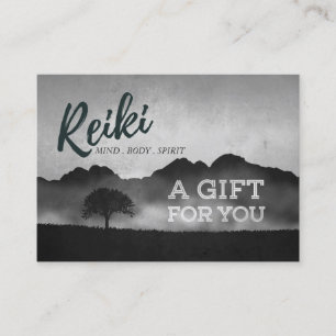 Reiki Master Yoga Instructor Geschenkgutschein Rabattkarte