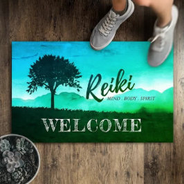 Reiki Master Yoga Mediation Instruktor Willkommen Fußmatte