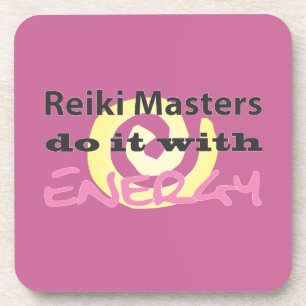 Reiki Masters tun es mit Energie Untersetzer