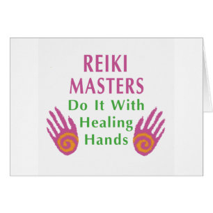 Reiki Masters tun es mit heilenden Händen
