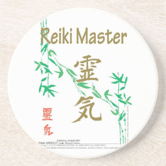 Reiki Meister Sandstein Untersetzer