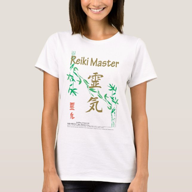 Reiki Meister T-Shirt (Vorderseite)