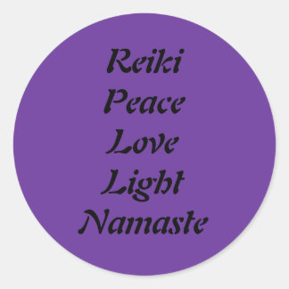 Reiki Peace Liebe Light Namaste Aufkleber