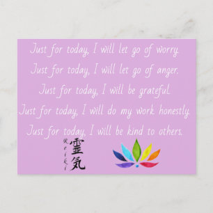 Reiki Postkarte