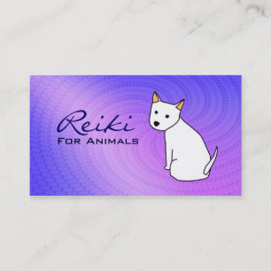 Reiki pour des cartes de visite d'animaux