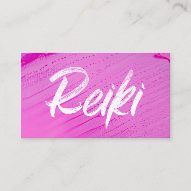 *~* Reiki Practitioner Reiki Master Energy Healing Visitenkarte (Vorderseite)