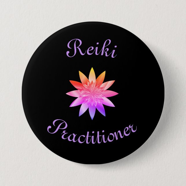Reiki Praktiker Button (Vorderseite)
