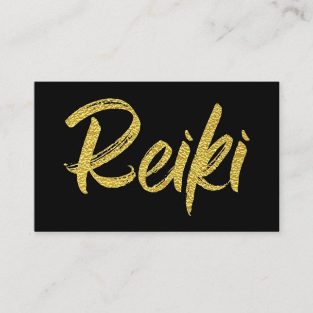 *~* Reiki Praktiker-oder Hauptenergie-Heiler Visitenkarte (Vorderseite)