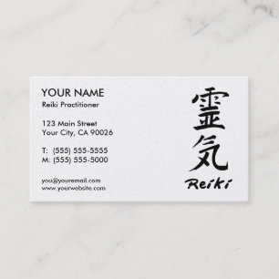 Reiki Praktiker-Visitenkarten Visitenkarte