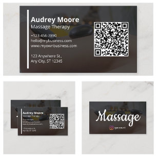 Reiki-Praktiker Wellness-Experten Massage Visitenkarte