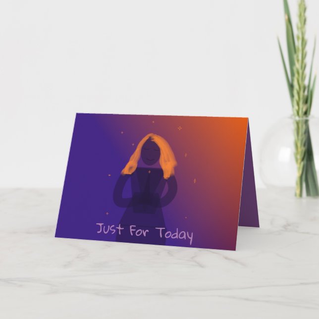 Reiki Principes Carte de voeux (Devant)
