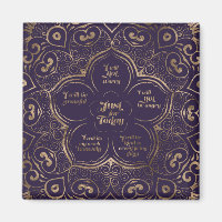 Reiki Principles - Reiki hält Lila und Gold