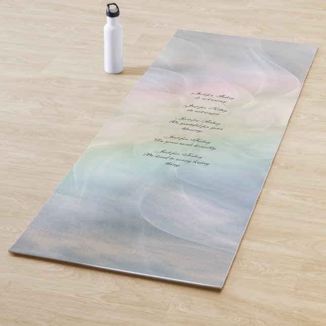 Reiki Prinzip-BlumeMandalaentwurf Yogamatte (Beispiel)