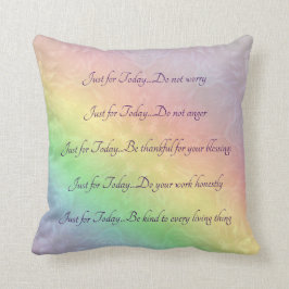 Reiki Prinzip-Regenbogen-Mandalaentwurf Kissen
