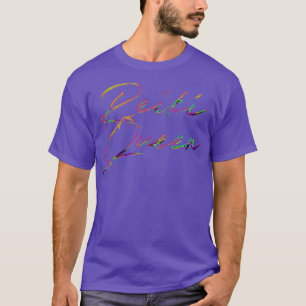 Reiki Retro Typografie Design T-Shirt