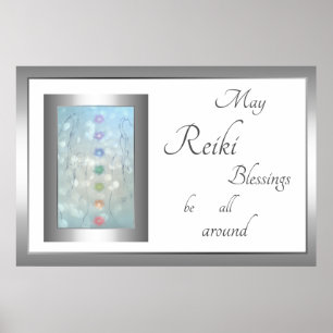Reiki Segenentwurf Poster