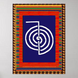 REIKI-Symbol-Heilungs-KUNST-Yoga: Geschenk für all Poster
