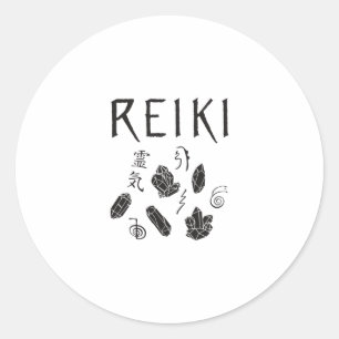 Reiki-Symbole  Esoteric Awareness-Geschenk Ideen Runder Aufkleber