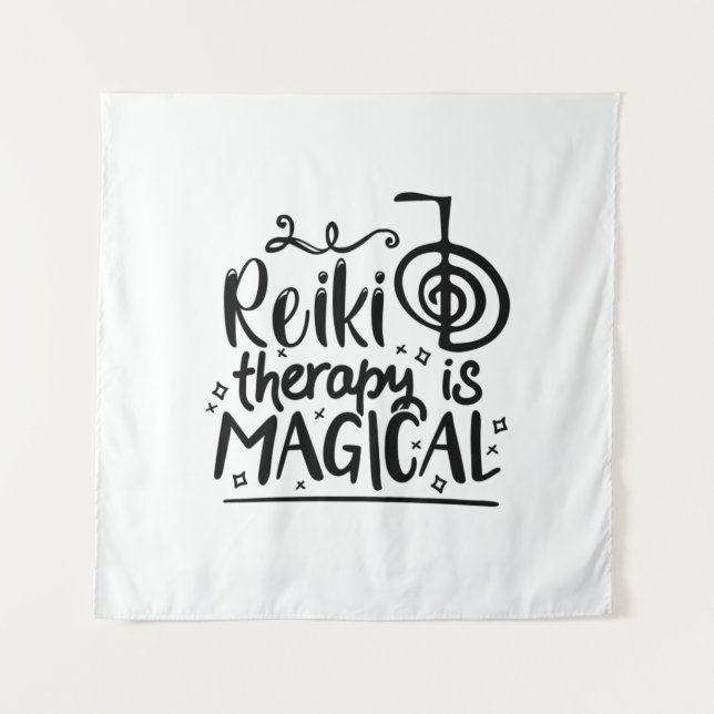 Reiki Therapy | Reiki Master Spiritual Reiki Gifts Wandteppich (Vorderseite)