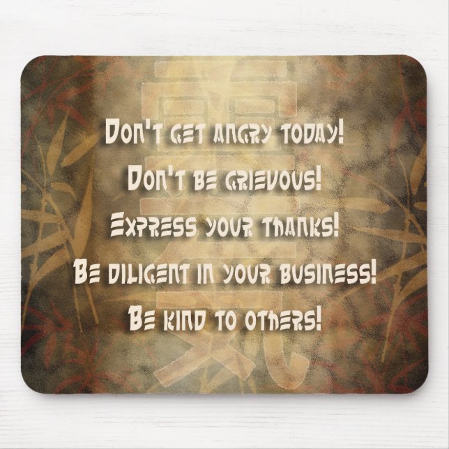 REIKI Usui Principles Mousepad (Vorne)