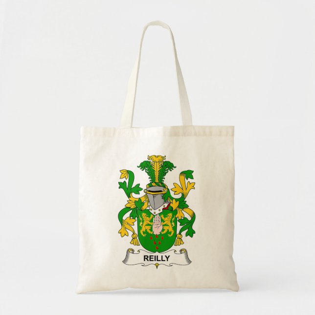 Reilly Coat of Arms Familienwappen Tragetasche (Vorne)