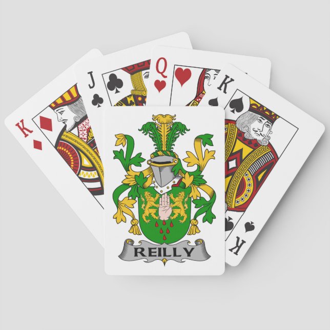 Reilly Familienwappen Spielkarten (Rückseite)