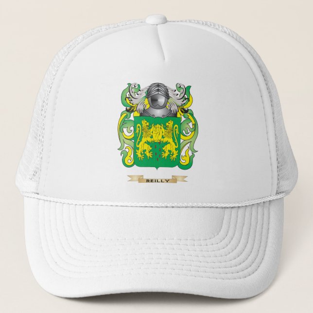Reilly Wappen (Familienwappen) Truckerkappe (Vorderseite)