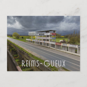 Reims-Gueux Race Circuit, Frankreich Postkarte